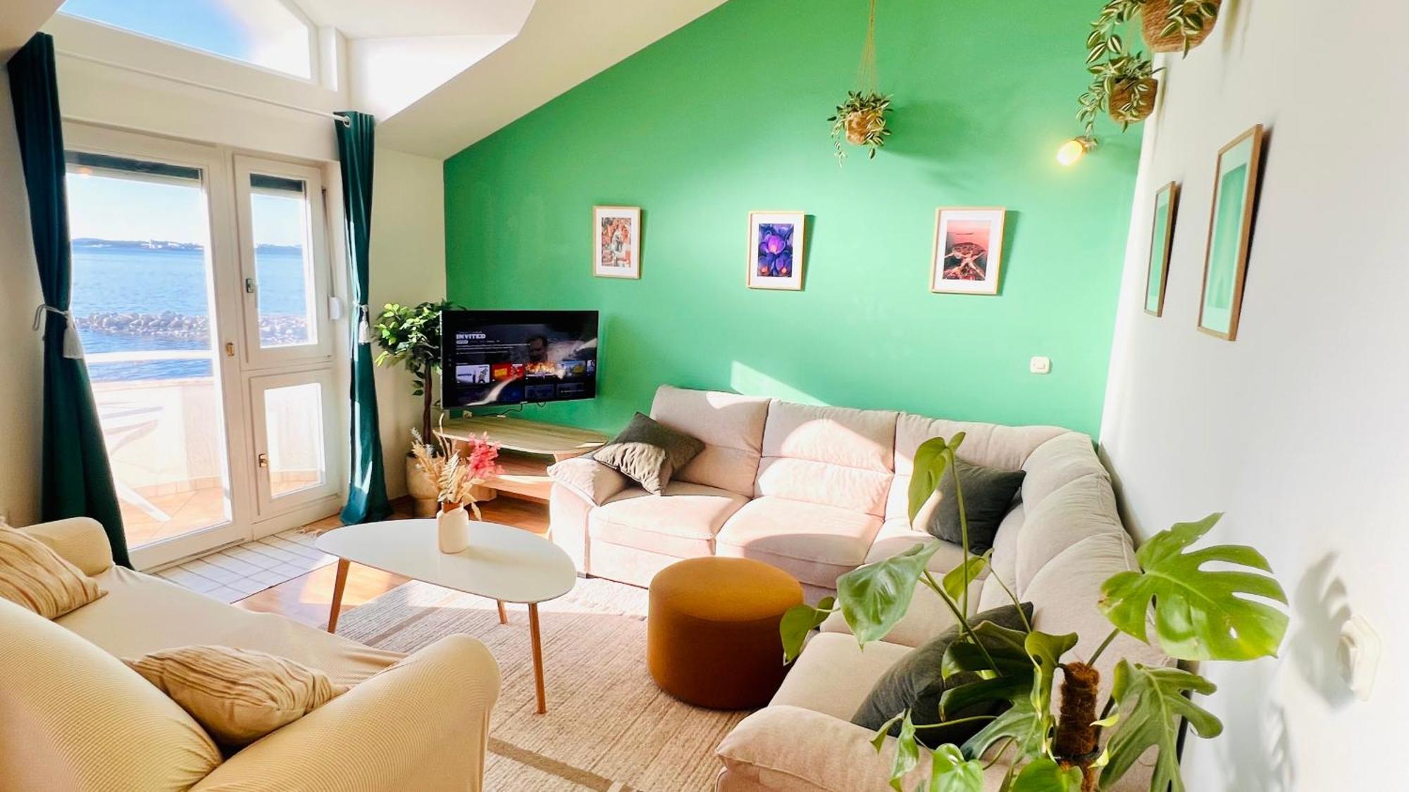 Beach Apartment w Sea Views, 3x Big Rooms w En-Suites Šibenik Exterior foto